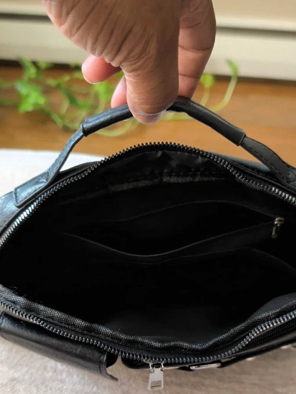 Black Men's Crossbody Shoulder Bag